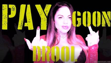 Gooning drooling and paying (english audio)