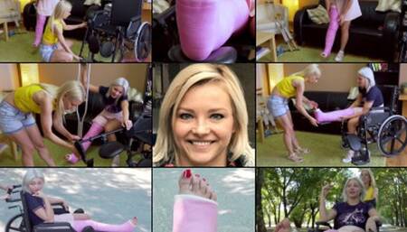 Zazie LLC In Out and About Crutching and Wheelchair (in HD 1920X1080)