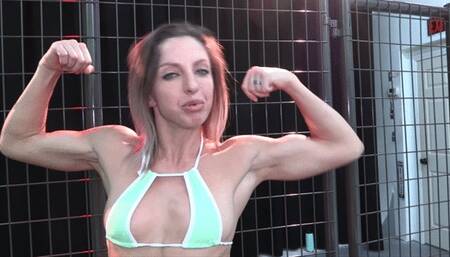 Female Fantasy Submission Wrestling with muscle worship punishment rounds - Lora Cross Vs Lexi Art