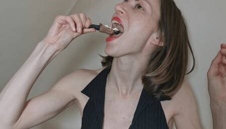 Giantess human snack-wmv