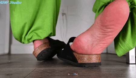 Sundae never hears her classmates down in her birks! - MOV