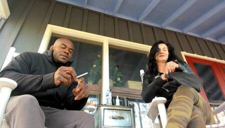 pov human ashtray for alpha couple