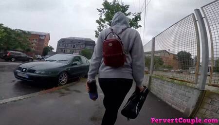 Sexy ass milf fingering in all her holes before deepthroat and rough fucking with old fart dude