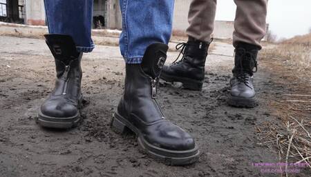 JANE and LOLA - You deserve only dirt from our boots (HD)