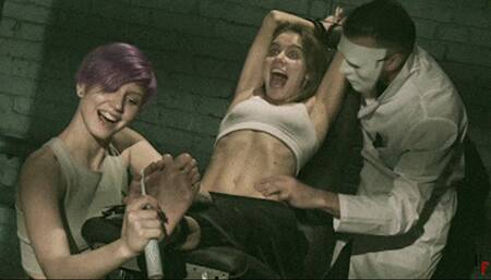 Psy Helmet 2 - Leya meets Mad Doc and his tickle toy Astrid (FULL HD MP4)