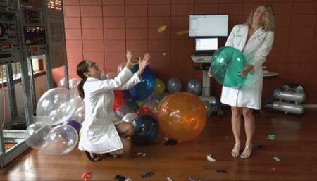 Akira and Olivia Clear the Laboratory of Unauthorized Balloons (MP4 - 720p)