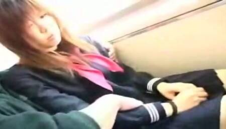 Censored: Japanese Girl Felt-up And Fucked On A Train