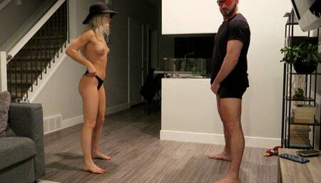 Ballbusting In Just My Underwear