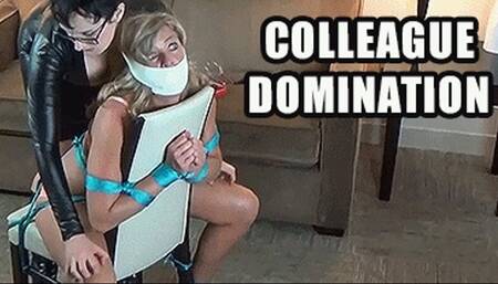 Dakkota & Irene in: OMG! My Colleague Is A Dominatrix!!! (FULL BONDAGE EXPERIENCE) (wmv)