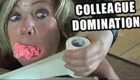 Dakkota & Irene in: OMG! My Colleague Is A Dominatrix!!! (FULL BONDAGE EXPERIENCE) (mp4)