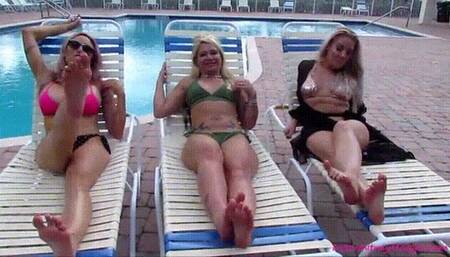 Triple Foot Threat JOI CEI with Taylor Knight Adara Jordan Whitney Morgan - mp4