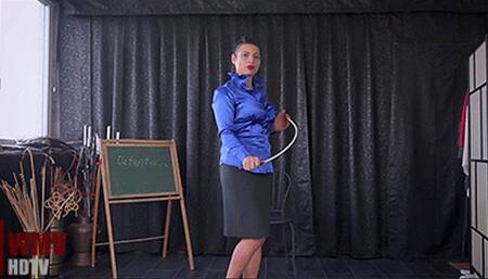 Teacheress Preparing for Painful Detention (HDTVWMV) – Miss Sheila