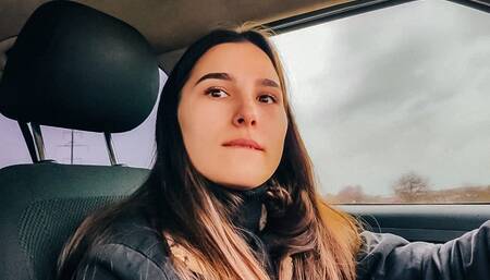 61_DRIVING IN REVERSE_Tanya is driving in reverse for a long distance