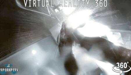 VR360 - StepDaddy Shower Cock Worship - 4kHQ - 0679