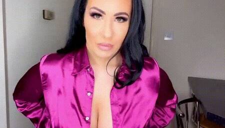 Vibrant Purple Satin !