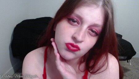 Worship and pay red lips
