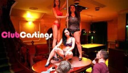 Single mother on her first day at a strip club