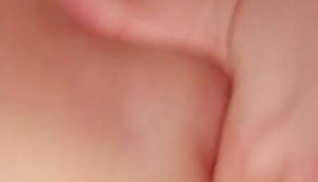 Close up dirty talk masturbation under the sheets