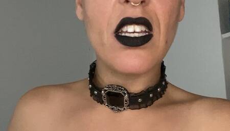 JOI - white eyes - a goth's commandments!