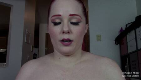 Using A Bright Red Ruler To Measure My Throat