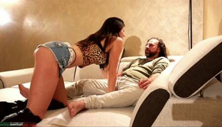 I Fuck You Again ( First Scene ) Ti Fotto Ancora ( Prima Parte ) Femdom French Kisses Handjob