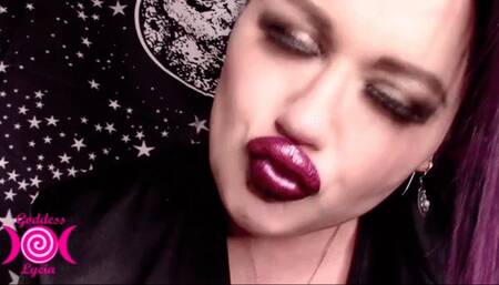 Woah Lips in Burgundy