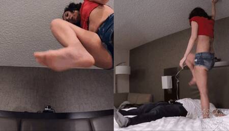 Garnet Rose Rough Trampling Mistress - POV and Side View 4K