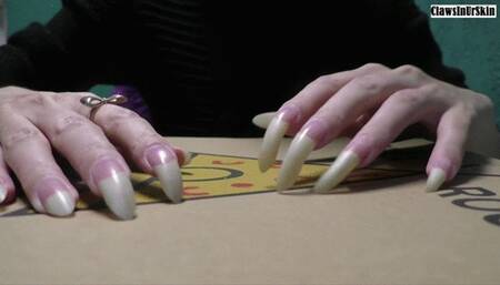 Aggressively scratching the box