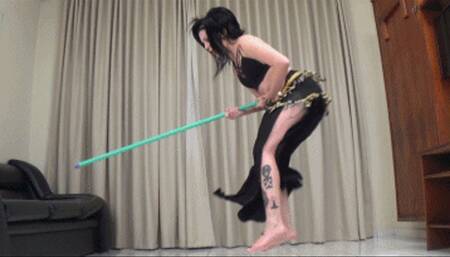 KALLY BELLY DANCER OUTIE NAVEL POKE