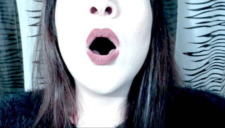 My wet mouth yawns exploration