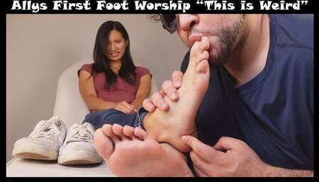 Allys First Foot Worship "This is Weird"
