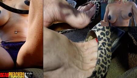 Vid15 Part6 - Close Up Sheer Top Pedal Pumping