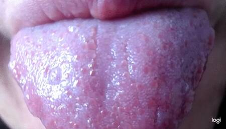 My tongue in close up to cam mp4