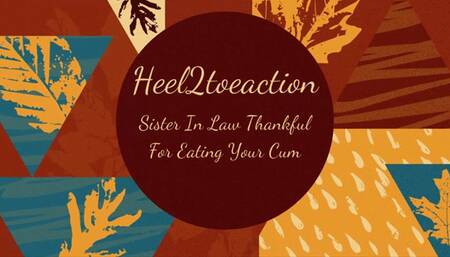 Step-Sister In Law Thankful For Eating Cum