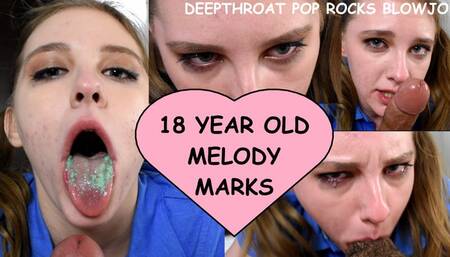 POP ROCKS Deepthroat blowjob with 18 year old Melody Marks and Joe Jon Clip #6