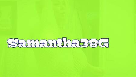 Samantha38g ASMR of talking dirty in a sexy fishnet dress while drying my hair-MP4