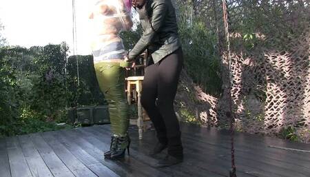 Outdoor Extreme - Full Hour Extreme Mummification for TattoeDMomo - Part 1 - Full Clip (mp4)