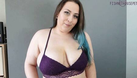 Purple Bras Boob Bouncing