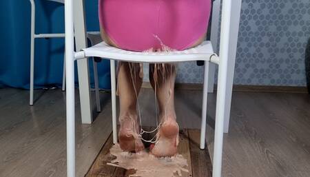 Business meeting glue trap