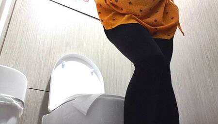 Public Toilet Quickie In Dress