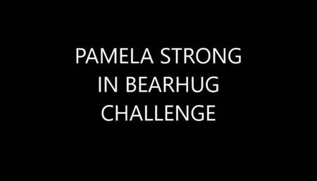 PAMELA IN BEARHUG CHALLENGE