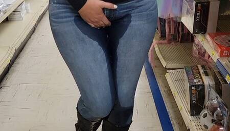 Lexi's wet Friday shopping