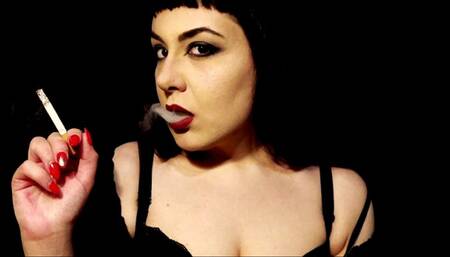 I smoke and insult you until you empty your balls