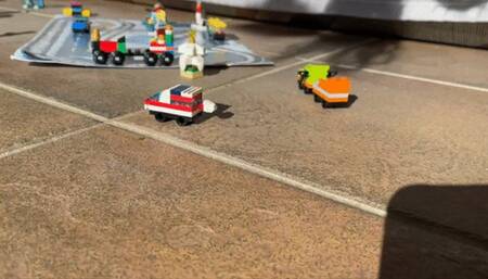 Giantess in Checkered Vans Crushes City