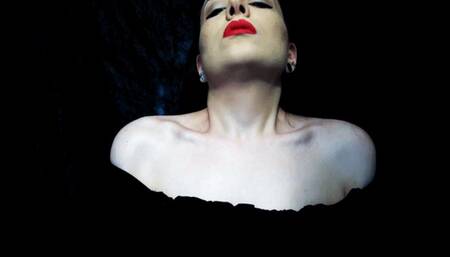 Chills of feather on my neck and my throat