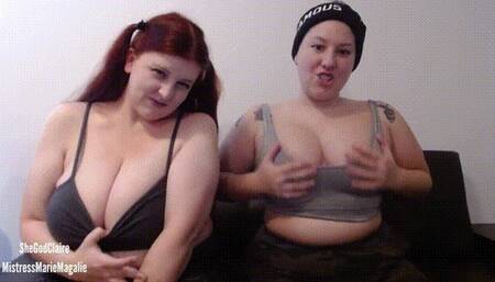 Double the Domme Double the Tits