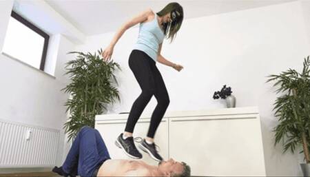 Weakling used as a stepper and training mat (small version)