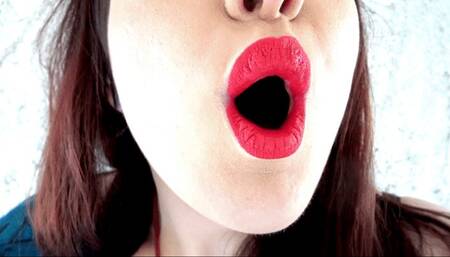 I yawn after putting my lipstick on