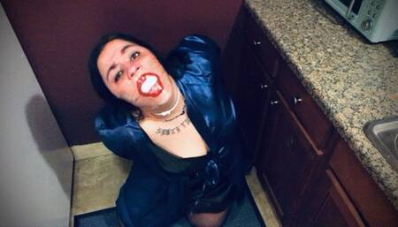 On your knees little lady