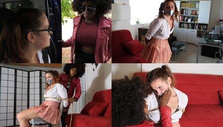 Under Threat - First Part Lola & Ivy Satinee MP4 1920x1080